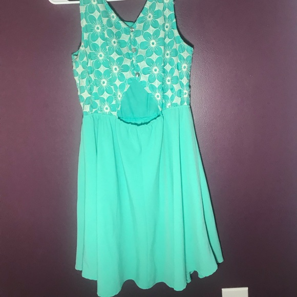 Delicate Turquoise Dress - Picture 4 of 6